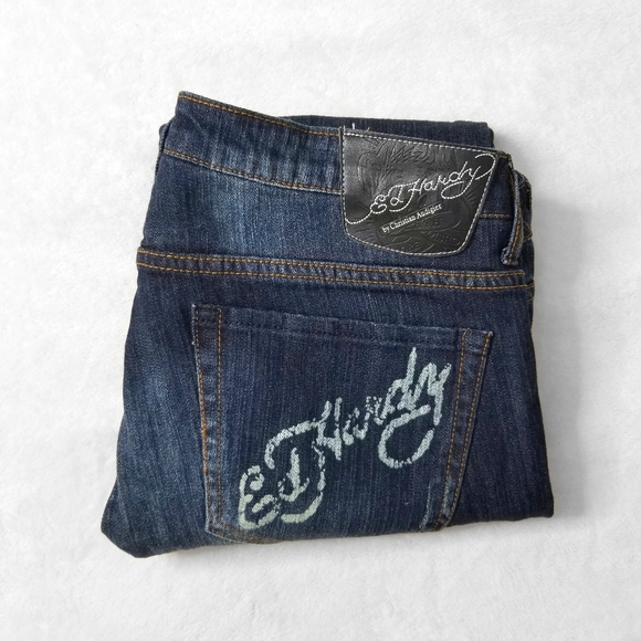 COPY - NWT ED HARDY Flared Jeweled Jeans - Picture 10 of 15